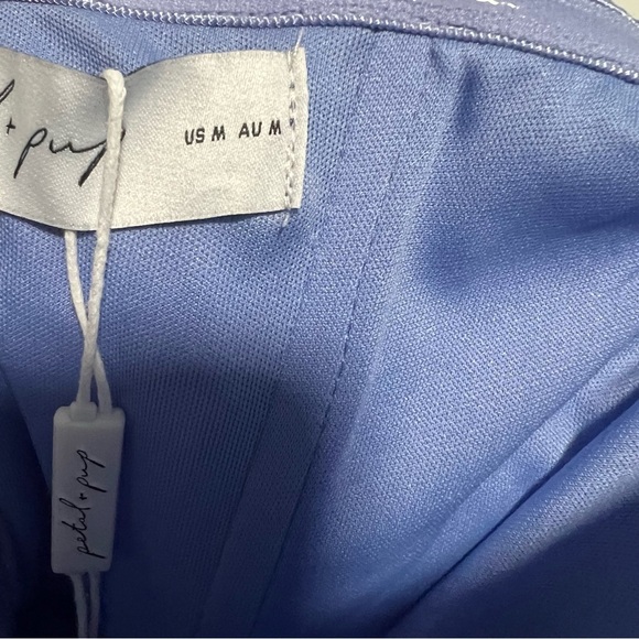 Petal & Pup ALLYSSA MINI DRESS -BLUE, Mew with Tags, Size Medium - Picture 9 of 9